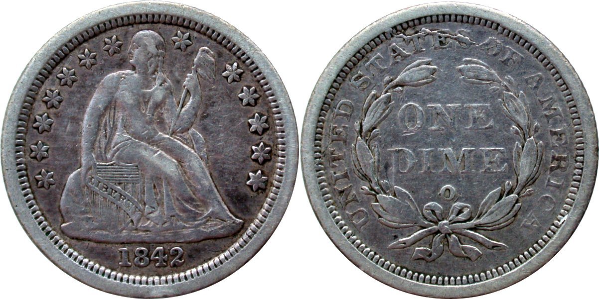 Seated 10C 1842O