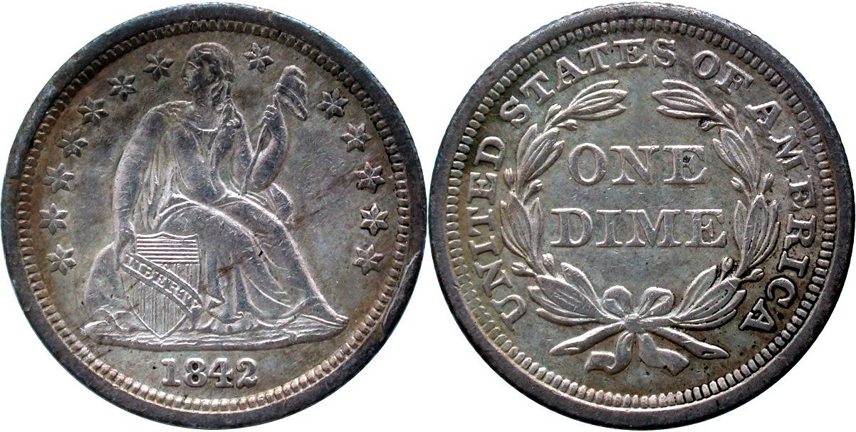 Seated 10C 1842