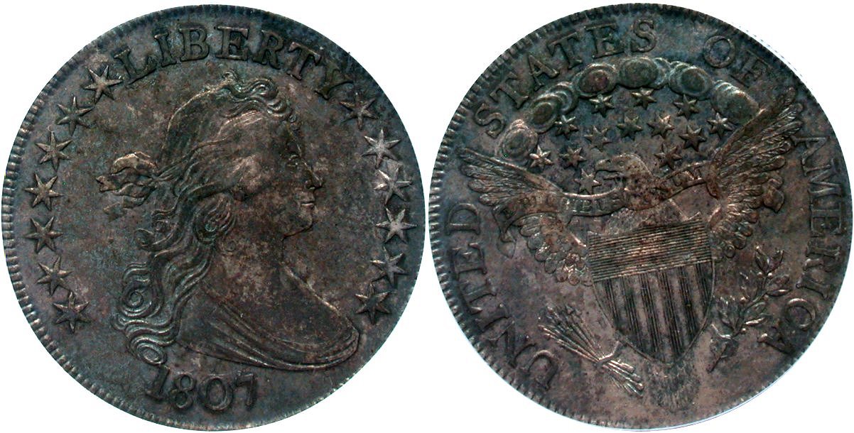 Capped Bust 50C 1807