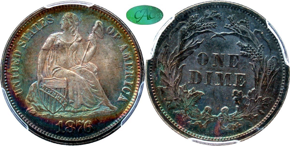 Seated 10C 1876